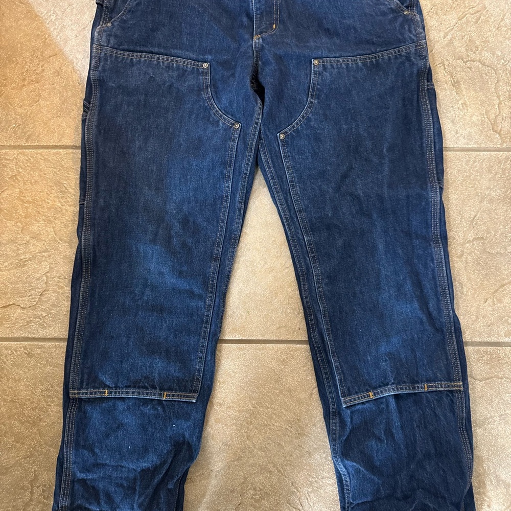 Carhartt Double-Front Denim Logger Jeans (36x30)